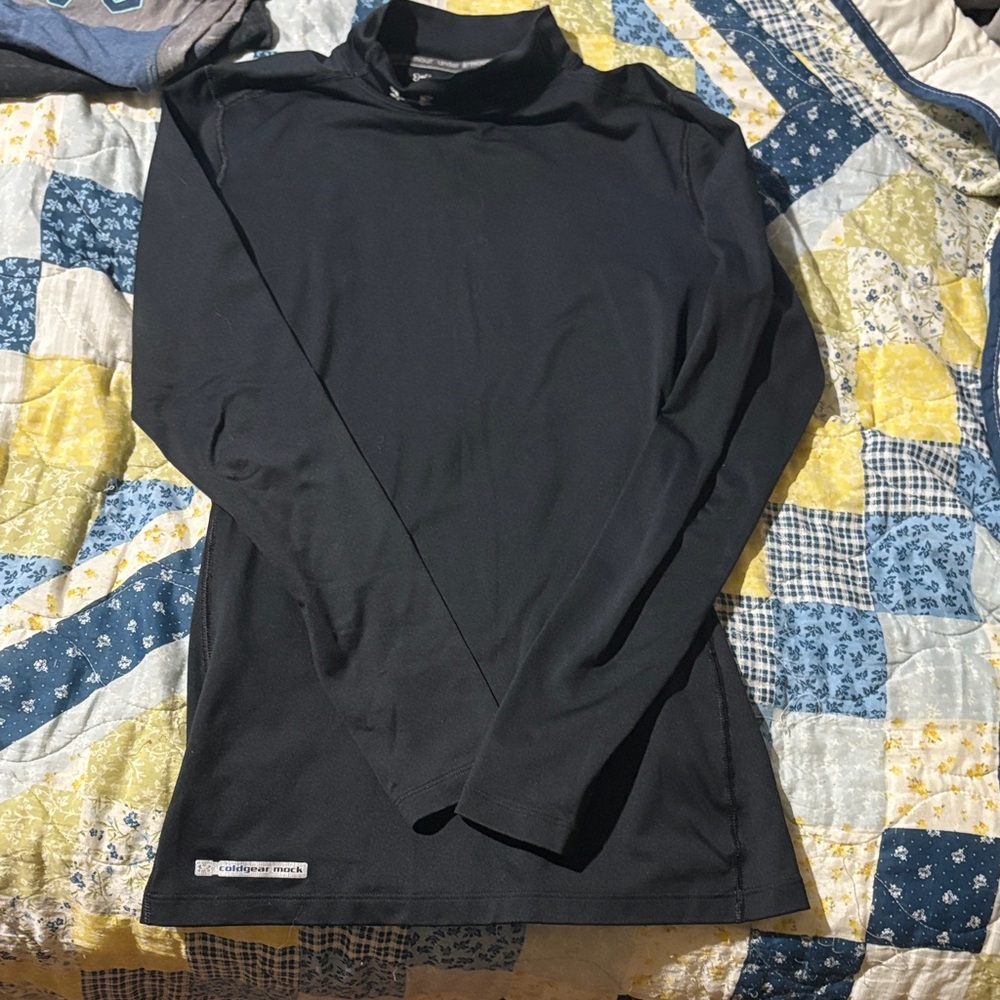 Under Armour Black Fitted ColdGear Top